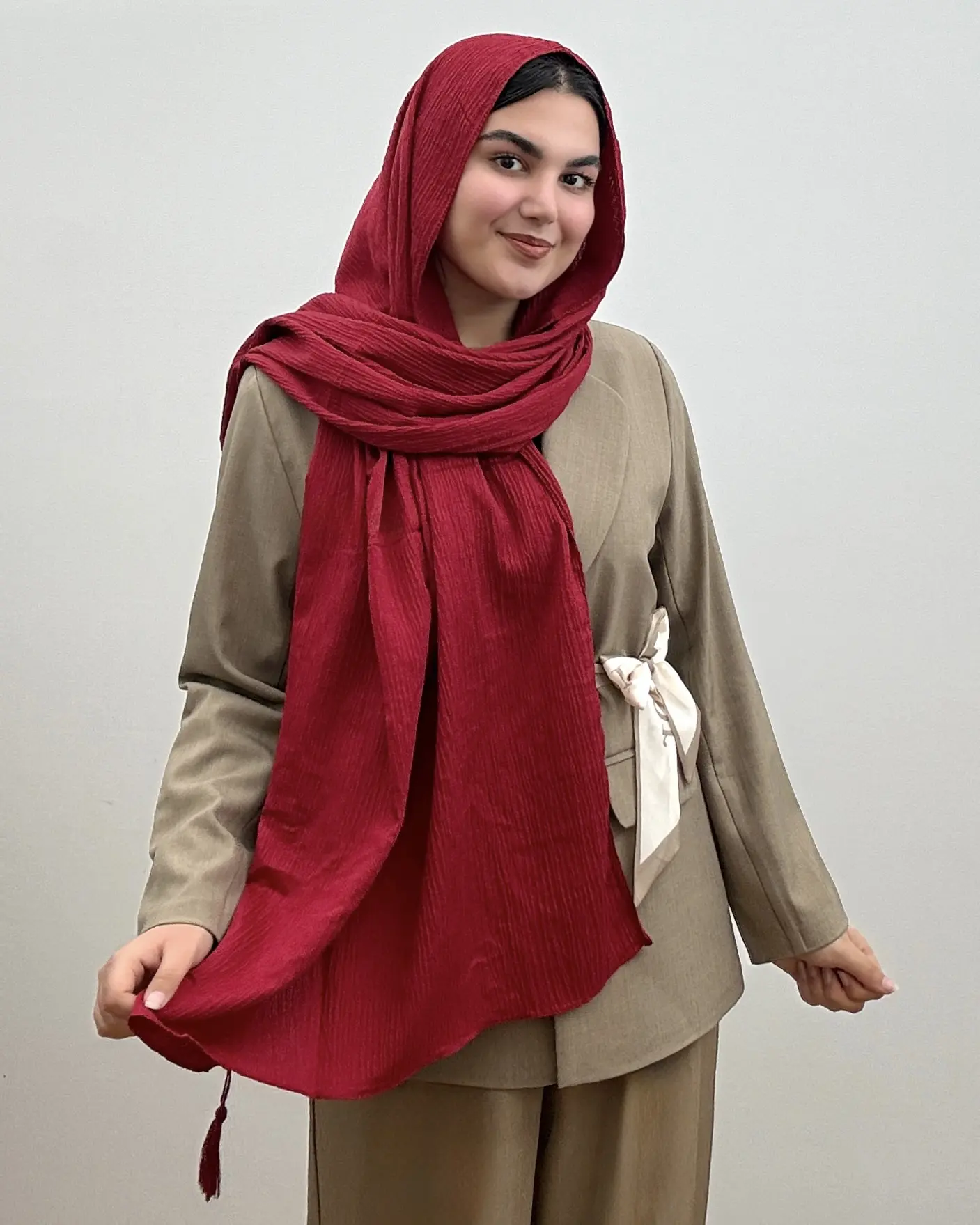 شال نخی دخترانه مدل دلینا